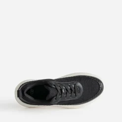 Tennis Dad shoes noir textile à relief