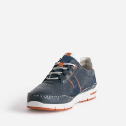 Tennis FLUCHOS marine en cuir