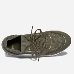 Tennis kaki tricotée