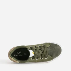 Tennis KAPORAL kaki avec lacets ruban