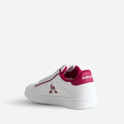 Tennis LE COQ SPORTIF blanc et bordeaux cuir