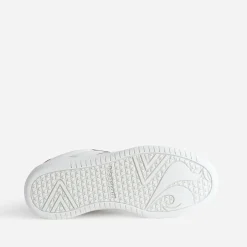 Tennis LE COQ SPORTIF blanc et bordeaux cuir