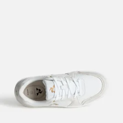 Tennis LE COQ SPORTIF écrue et crème en cuir