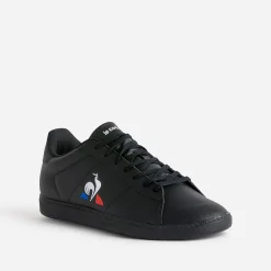 Tennis LE COQ SPORTIF noire logo tricolore brodé