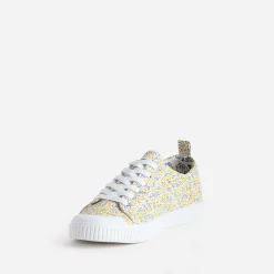 Tennis LE TEMPS DES CERISES jaune toile imprimée