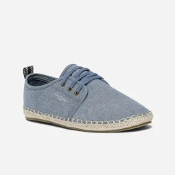 Tennis LEE COOPER bleu chambray en toile