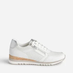Tennis MARCO TOZZI blanc et argenté