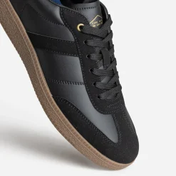 Tennis noire bi-matière