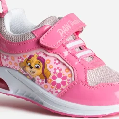 Tennis PAT PATROUILLE rose verni semelle lumineuse