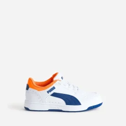 Tennis PUMA blanche, bleue, orange