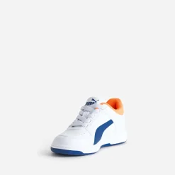 Tennis PUMA blanche, bleue, orange