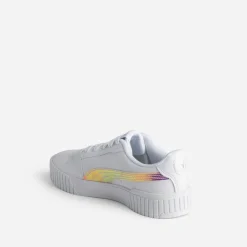 Tennis PUMA blanche et iridescente à plateforme