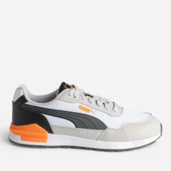 Tennis PUMA gris, blanc, noir, orange