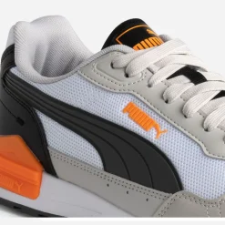 Tennis PUMA gris, blanc, noir, orange