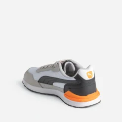 Tennis PUMA gris, blanc, noir, orange