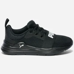 Tennis PUMA noire en mesh