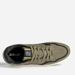 Tennis SCHOTT kaki, noir, jaune