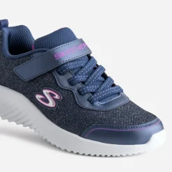 Tennis SKECHERS bleu pailleté en mesh