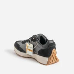 Tennis SKECHERS noire bi-matière