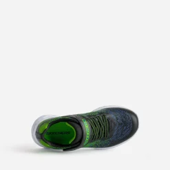 Tennis SKECHERS noire, bleu, vert fluo
