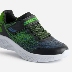 Tennis SKECHERS noire, bleu, vert fluo
