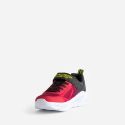 Tennis SKECHERS rouge et noire clignotante