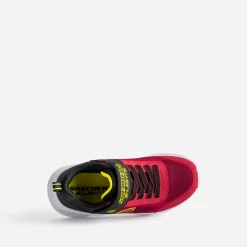 Tennis SKECHERS rouge et noire clignotante