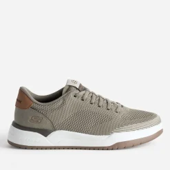 Tennis SKECHERS taupe en mesh tricoté
