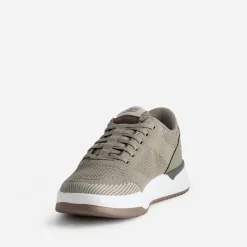 Tennis SKECHERS taupe en mesh tricoté