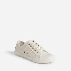 Tennis TBS beige chiné en toile