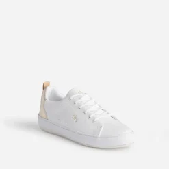 Tennis TBS blanche et or en cuir