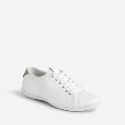 Tennis TBS cuir blanc