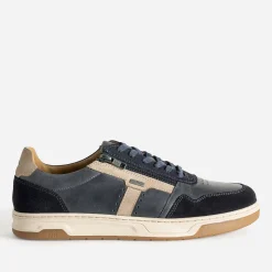 Tennis TBS marine en cuir