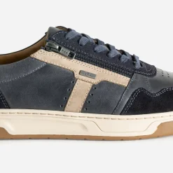 Tennis TBS marine en cuir