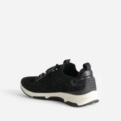 Tennis TBS noire en mesh tricoté