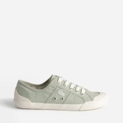 Tennis TBS vert sauge en toile