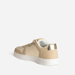 Tennis TEXTO beige et doré irisé
