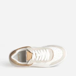 Tennis TEXTO blanc, gris, beige