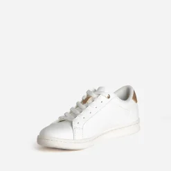 Tennis TEXTO blanche broderies exclusives fleurs
