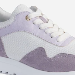 Tennis TEXTO parme, blanche, verte