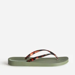 Tong IPANEMA kaki brides écaille