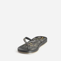 Tong IPANEMA noire imprimé tatouage