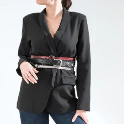 Veste de costume TEXTO noire