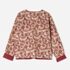 Veste TEXTO beige imprimé fleurs indiennes